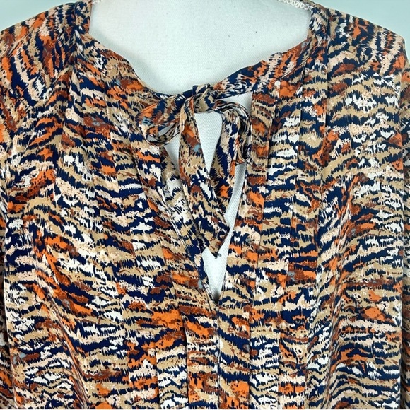 Joie Mirabella Silk Abstract Animal
Print Blouse - Picture 2 of 10